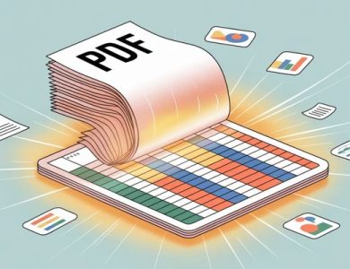 המרת PDF לאקסל